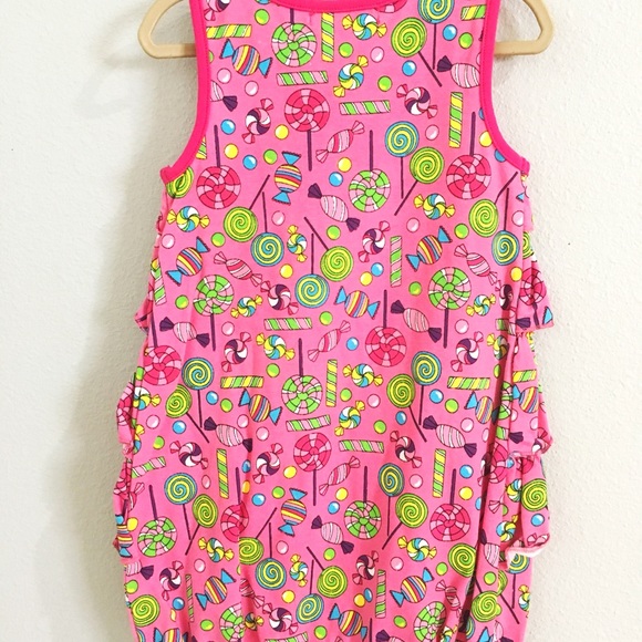 Jack and Jill pink Candy land baby girl romper 12M - Picture 4 of 5